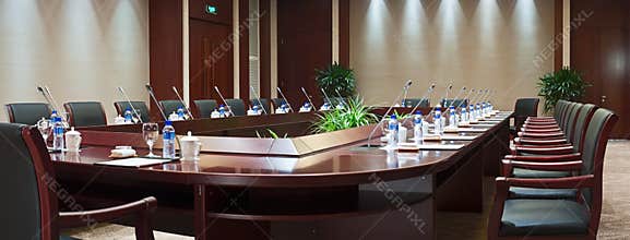 Large conference room in hotel