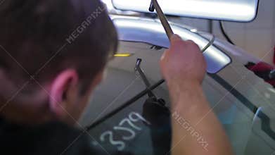 Paintless Dent Repair. Professional paintless dent repair tools hail damage repair kit, perfect for door dings and hail