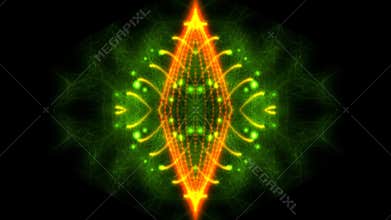 Abstract background , style unique ornament fantasy kaleidoscope futuristic