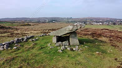 The Kilclooney Dolmen is neolithic monument dating back to 4000 to 3000 BC between Ardara and Portnoo in County Donegal