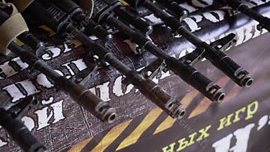 Weapons on the shelf firearm