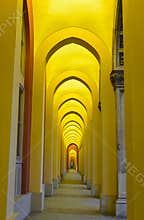 Walkway with arches in Munich