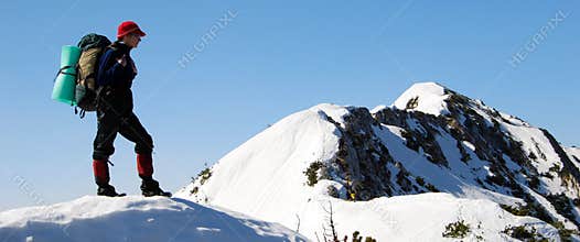 Mountaineering panorama