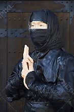 Ninja in Toei studio park in Kyoto