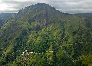 Ella rock view from Litlle Adam`s peak
