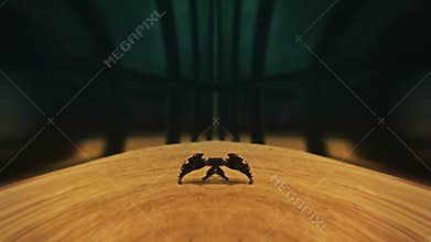 Bizarre scorpion disappearin