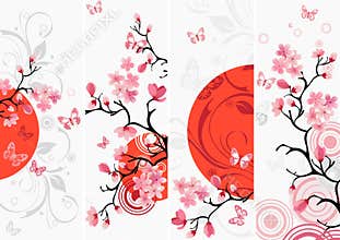 Cherry blossom set