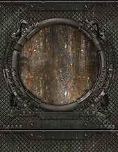 Metal porthole