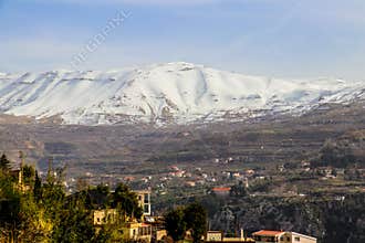 The Cedars in Lebanon in the winter of 2018