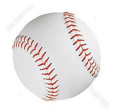 Professional Baseball Ball Isolated