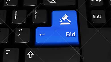 528. Bid Rotation Motion On Computer Keyboard Button.