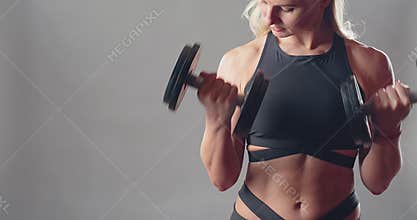 Athletic beautiful girl