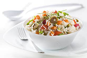 Rice salad