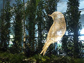 Bird Sculpture at Changi International Airport, Terminal 4