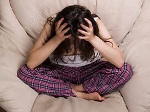 Female Teen frustration