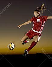Soccer at Dusk