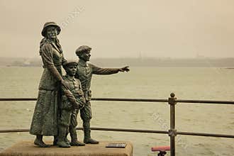 Annie Moore Monument. Cobh. Ireland