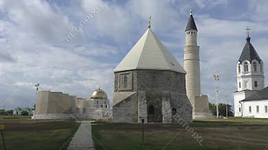 Christianity and Islam in Bolgar ancient city, Russia