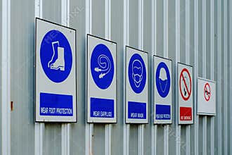 Safety clothing or personal protective equipment and prohibition