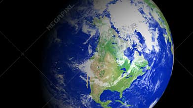 4K Earth Zoom: Seattle – USA