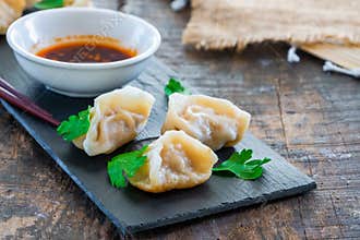Chinese pork dumplings