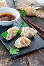 Chinese pork dumplings