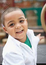 Hispanic toddler boy