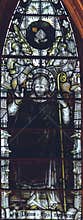 Interiors of Lichfield Cathedral - Stained Glass in Chapter House D Close up B