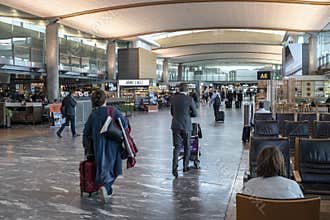 Busy at the Oslo Airport