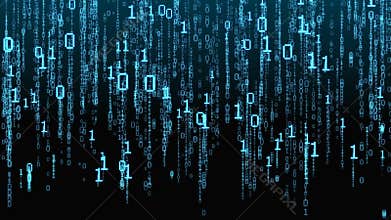 Computer code. Matrix.
