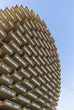 Dubai, UAE - 11.18.2021 - Opportunity district of EXPO 2020. UK pavilion. Event