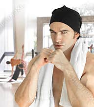 Man at gym