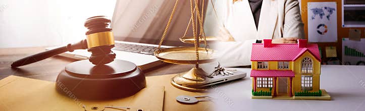 Woman lawyer explain the documents contact of insurance of fire and theft a house at office desk. home protection, family,