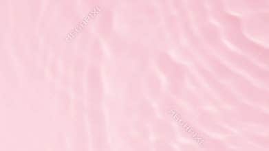 Waves and ripples on the water slow motion Full HD video banner toned in pink. Water texture with sun reflections