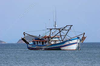 Industrial fishing boat