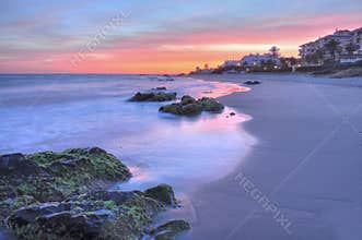 Costa del Sol beautiful sunset