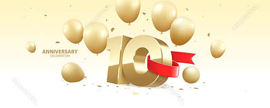 10th Year Anniversary Background
