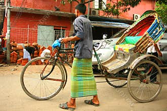 Rickshaw puller