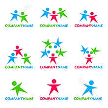 People icon and logo design