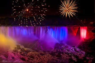 Waterfalls Fireworks