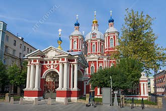 The Church of the Great Martyr Clement of the Pope in Zamoskvorechye 1720. Moscow