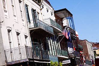 New Orleans Bourbon Street Architecture