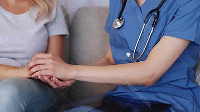 medical support female doctor recovery hope