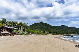 Landscape of Big and Small Dongtian Tourist Scenic Area, Sanya, Hainan