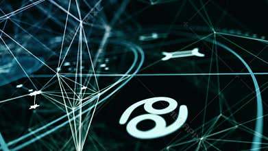 Astrology Zodiac Signs Circle 4K