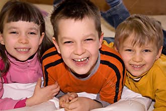 Portrait Of Happy Children