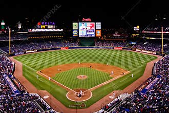 MLB Atlanta Braves - From Behind Home Plate