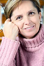 Middle-aged woman