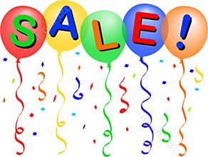 Sale Balloons/eps