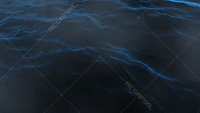 Stormy ocean surface animation